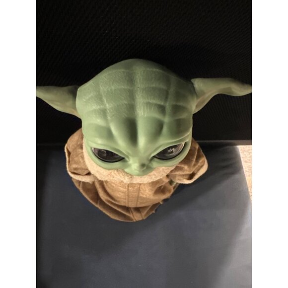 Star Wars Baby Yoda Grogu Plush Figure In Brown Robe With Big Eyes & Green Skin - Picture 3 of 10